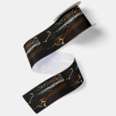 Ruban En Satin tireur noir (Dos)
