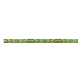 Ruban En Satin Tissu de bambou vert frais (Devant)