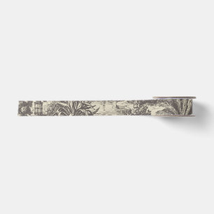 Ruban En Satin Tissu marocain vintage chameau oasis palmier