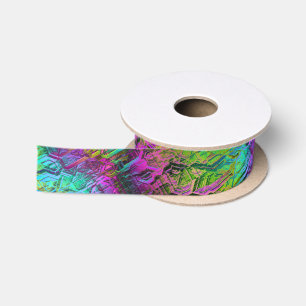 Ruban En Satin titane arc-en-ciel anodisé :