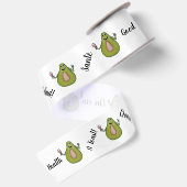 Ruban En Satin Toast à l'avocat (Dos)