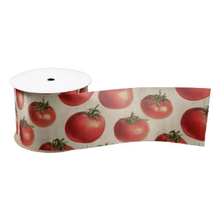 Ruban En Satin Tomate