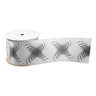 Ruban En Satin Tonnerre-Cove du cercle X demi-tonique Abstrait