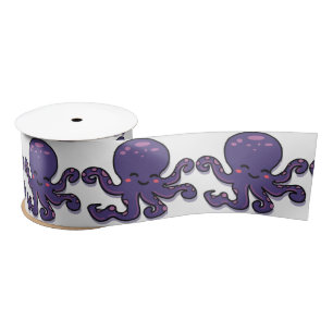 Ruban En Satin Tonnerre-Cove mignonne pourpre