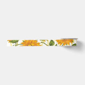 Ruban En Satin Tournesols et texte (Devant)