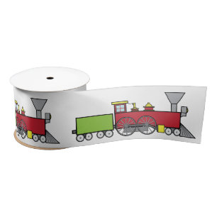 Ruban En Satin Train 3 pouces