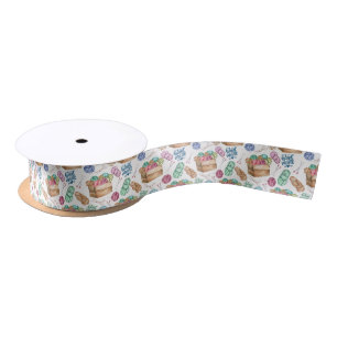 Ruban En Satin Tricotage de ruban de satin