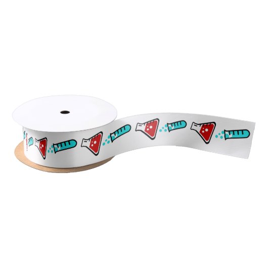 Ruban En Satin "Tubes d'essai" (Bobine)
