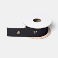 Typographie élégante de l'aluminium "VIP" de