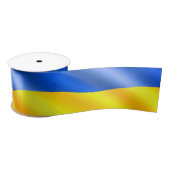 Ruban En Satin Ukraine - Liberté - drapeau ukrainien - Paix (Bobine)