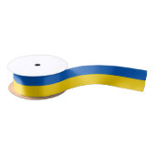 Ruban En Satin Ukrainian flag (Bobine)