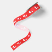 Ruban En Satin Vacances de Westie (Dos)