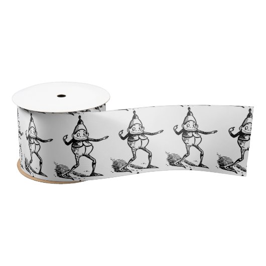 Ruban En Satin Vacances hivernales mignonnes Elf Gnome Thunder_Co (Bobine)