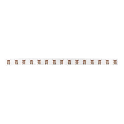 Ruban En Satin Vache adorable âgée (Devant)