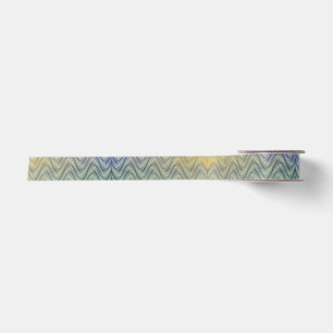 Ruban En Satin Vagues arc-en-ciel