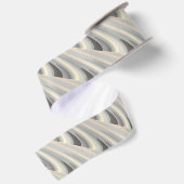 Ruban En Satin vagues rose gris jaune (Dos)