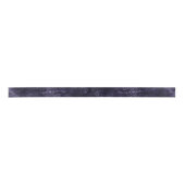 Ruban En Satin Velvety Midnight Damask | Indigo Purple Grunge (Devant)