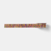 Ruban En Satin Verre coloré africain Kente K45 (Devant)