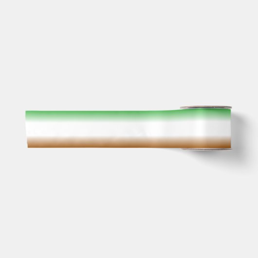 Ruban En Satin Vert, Blanc, Brown (Devant)