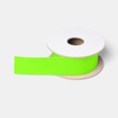 Ruban En Satin Vert Chartreuse Uni (Bobine)