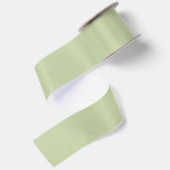 Ruban En Satin Vert de fleur sauvage (Dos)