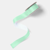 Ruban En Satin Vert Menthe Uni 1,5 pouces (Dos)
