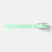 Ruban En Satin Vert Menthe Uni 1,5 pouces (Devant)