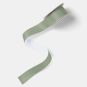 Ruban En Satin Vert sauge uni (Dos)