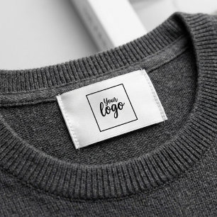 Ruban En Satin Vêtement personnalisé avec votre logo Étiquette co