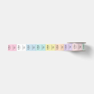 Ruban En Satin Vêtements multicolores Soins logo laine étiquettes