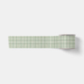 Ruban En Satin Vichy vert sauge clair (Devant)