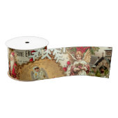 Ruban En Satin Victorian Yuletide Treasures Collage (Bobine)
