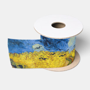 Ruban En Satin Vincent van Gogh - Champ de blé aux corbeaux