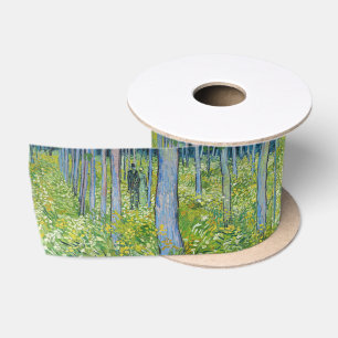 Ruban En Satin Vincent van Gogh - Sous-bois avec deux personnages