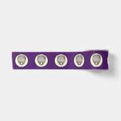 Ruban en satin violet de gardien de crosse (Devant)