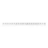 Ruban En Satin Violet Iris Motif (Devant)