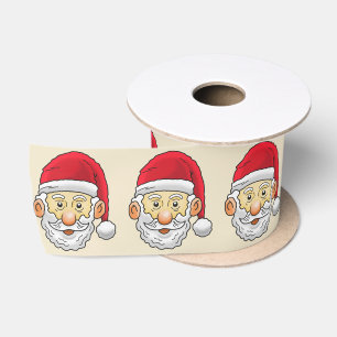 Ruban En Satin Visage amoureux du Père Noël
