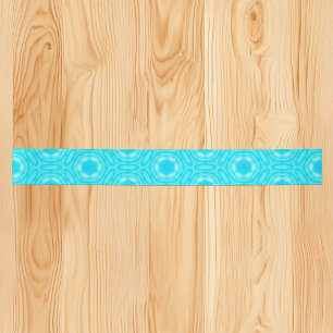 Ruban En Satin Vivid Aqua Blue Watercolor Satin Ribbon