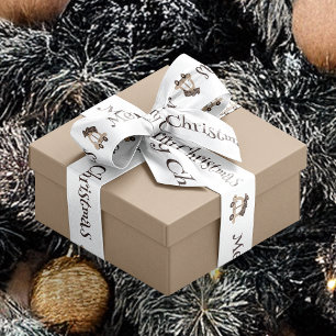 Ruban En Satin Voiture Boho avec arbre et cadeaux