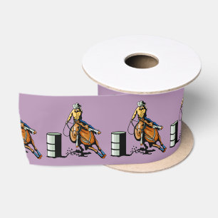 Ruban En Satin Western Craft Floral Cadeau Ribbon Barrel Racer