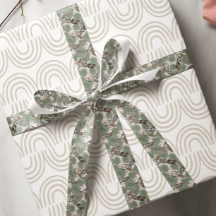 Ruban En Satin Wild Safari Giraffe Motif animal