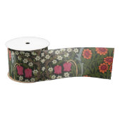 Ruban En Satin William Morris Blackthorn Garden Flower Classic (Bobine)