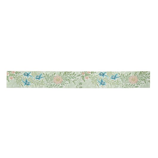 Ruban En Satin William Morris Larkspur (Devant)