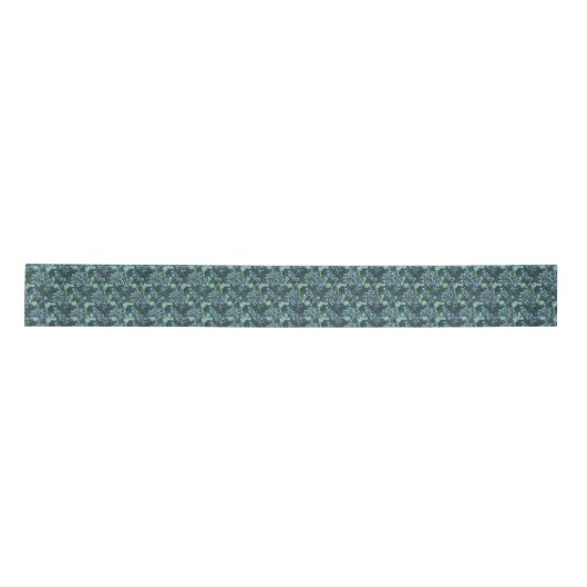 Ruban En Satin William Morris Motif d'algues (Devant)