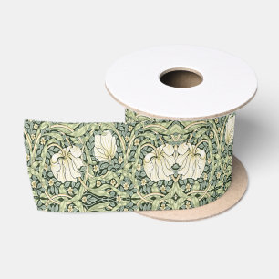 Ruban En Satin William Morris Pimpernel Green