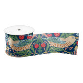 Ruban En Satin William Morris Strawberry Thief (Bobine)