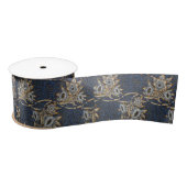 Ruban En Satin william morris tulip and willow tapestry pattern (Bobine)