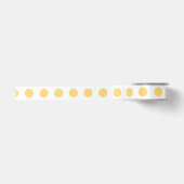 Ruban En Satin Yellow polkadots (Devant)