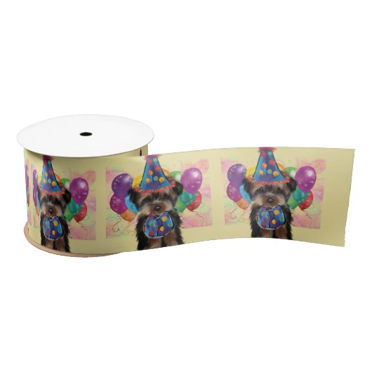 RUBAN EN SATIN YORKIE (Bobine)