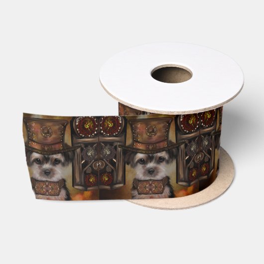 Ruban En Satin Yorkie Poo (Bobine)
